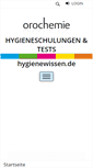Mobile Screenshot of hygienewissen.de